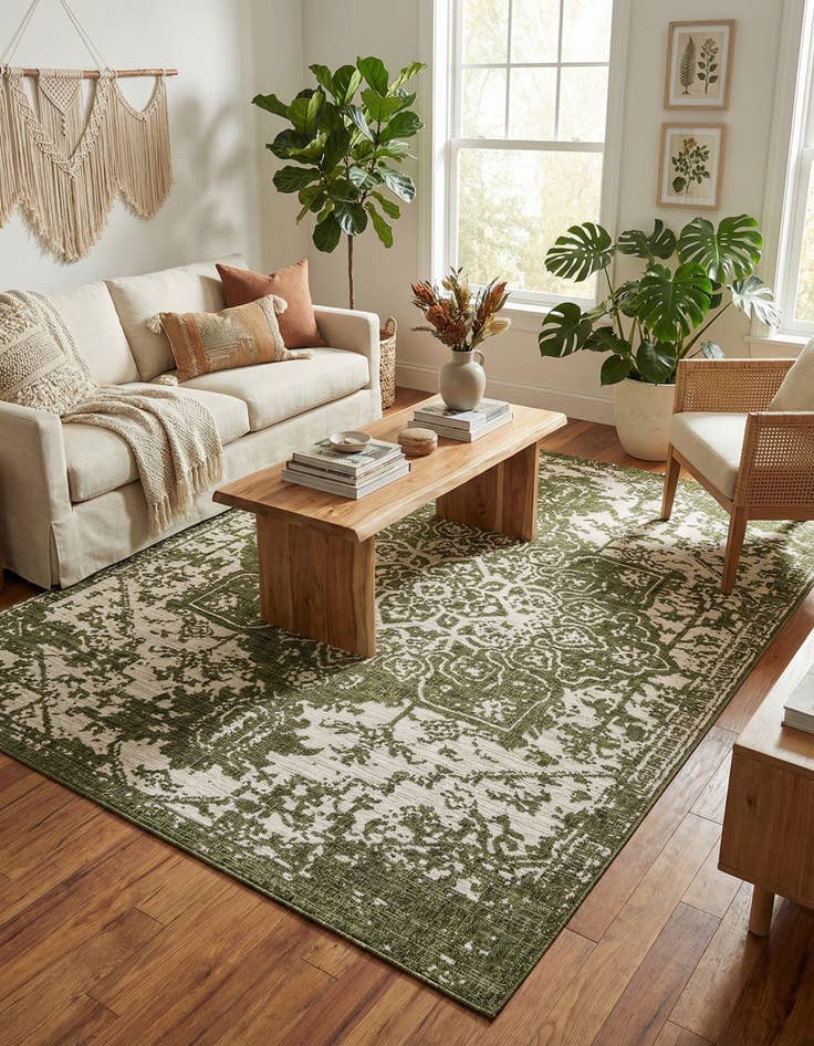 Detail image of 7' x 10'  Washable Jill Zarin Dubai Indoor / Outdoor Rug