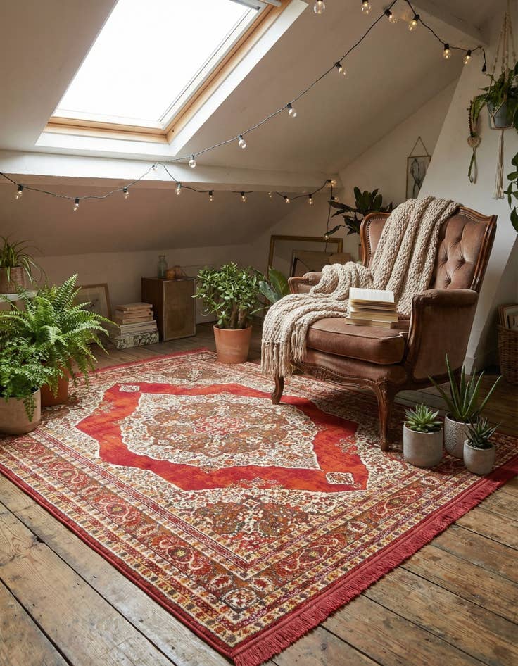 Detail image of  4' 3 x 6' Santiago Rug