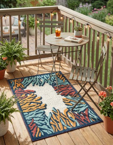 2' x 3' Easy-Clean Belize Indoor / Outdoor Rug