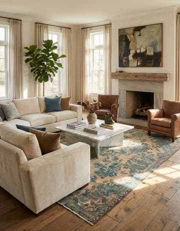 7' 2 x 9' 6 Hand Knotted Ultra Vintage Persian Wool Rug