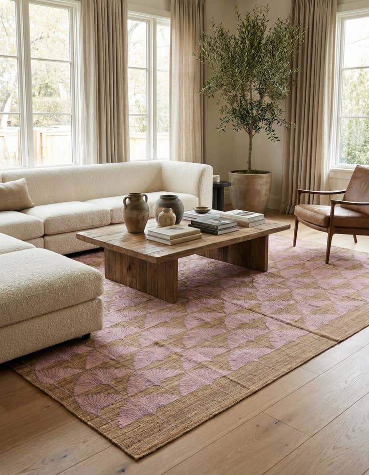 Detail image of 9' 7 x 12'  Hand Woven Kilim Modern Wool Rug