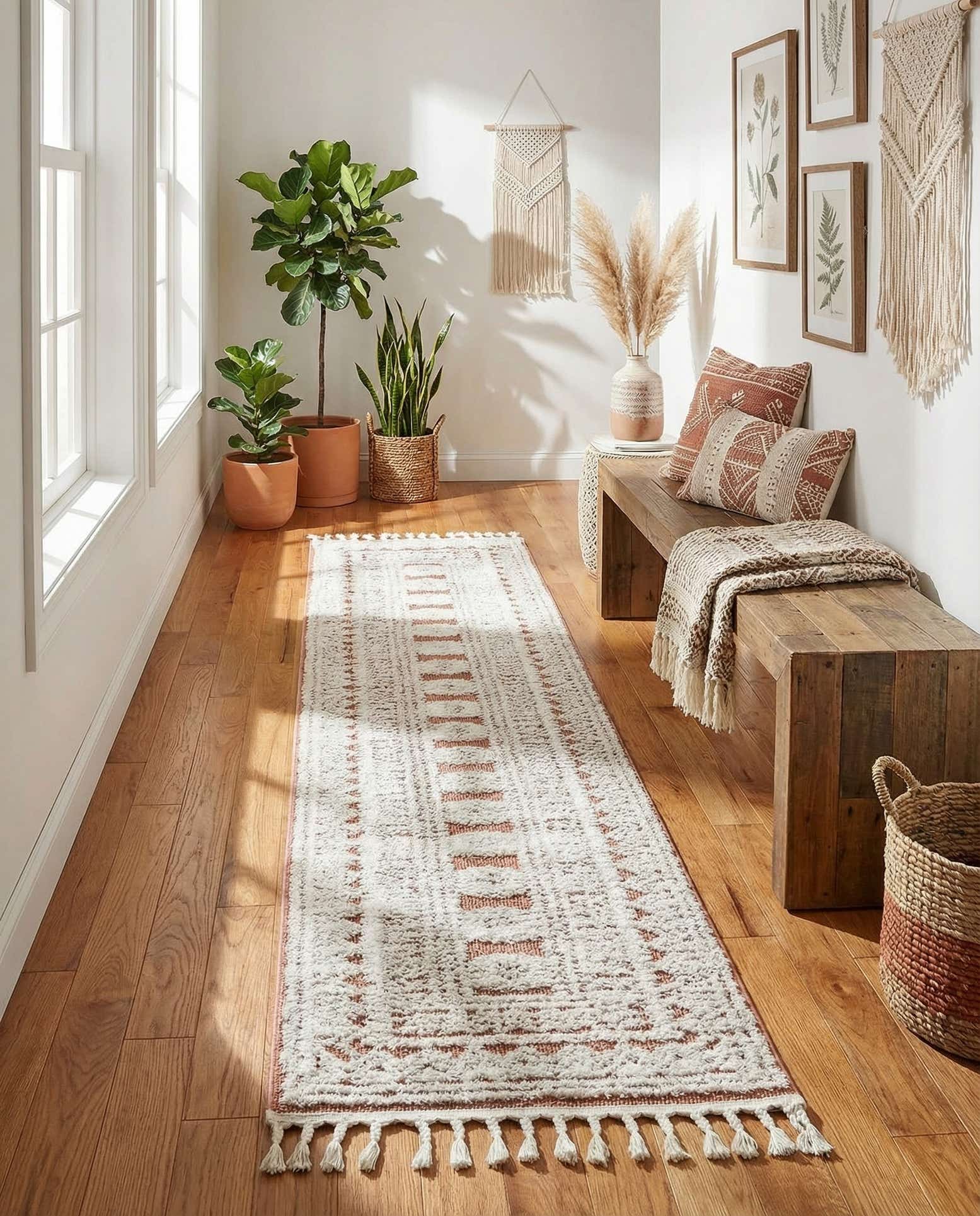 2' 7 x 12' Boho Runner Rug