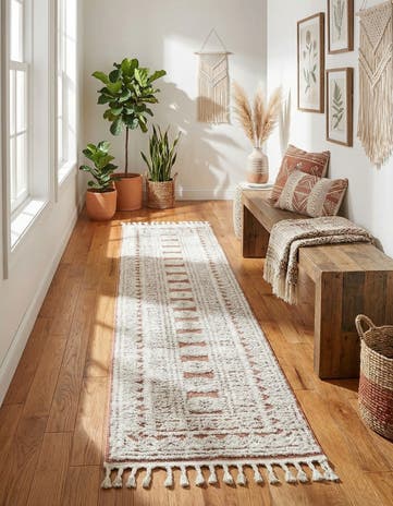 2' 7 x 12' Boho Runner Rug