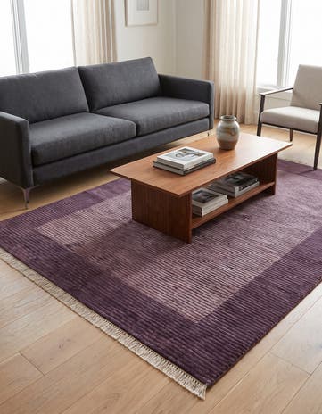 4' 10 x 6' 7 Hand Knotted Darya Wool Rug