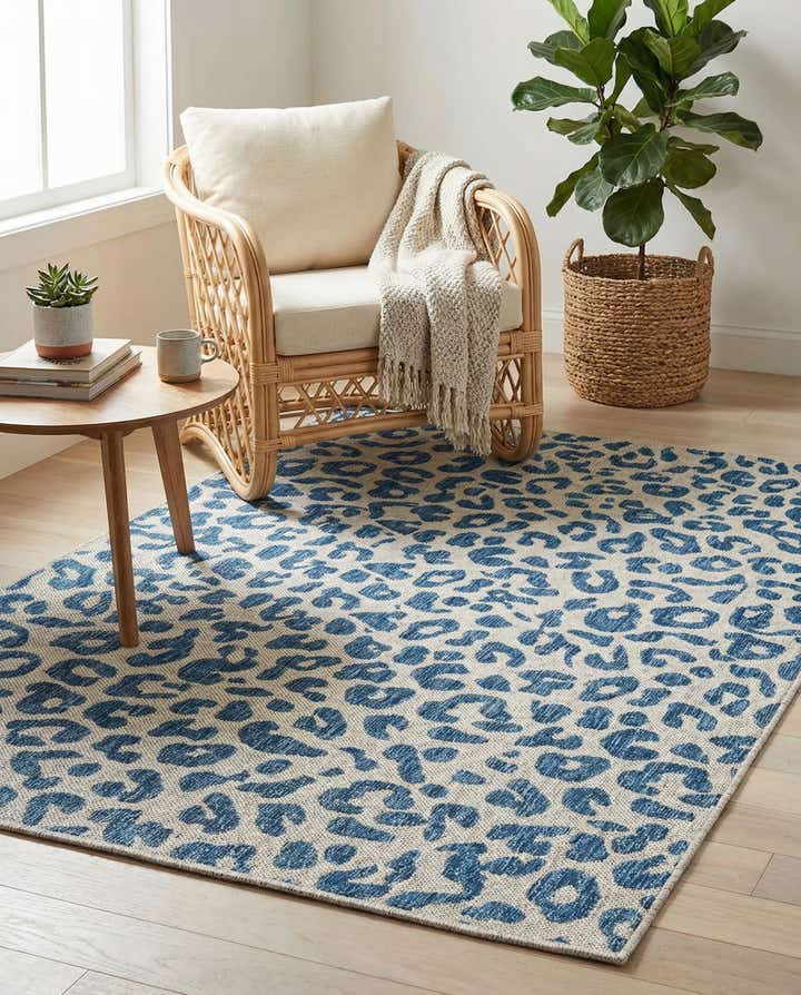 4' x 6' Easy-Clean Safari Indoor / Outdoor Rug