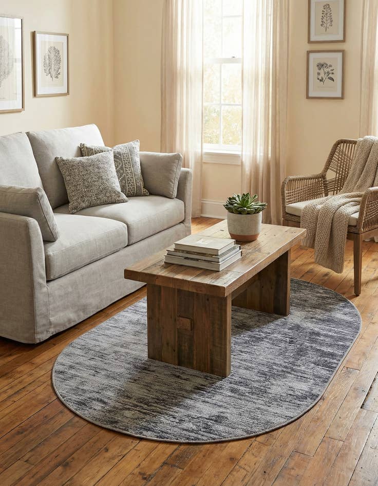 Detail image of  3' 6 x 5' 6 Asha Oval Rug