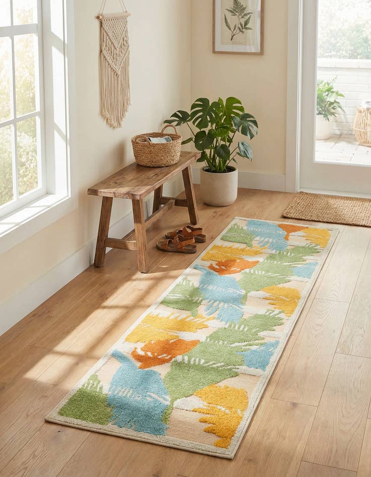 Detail image of 2' x 8' Easy-Clean Aruba Indoor / Outdoor Runner Rug
