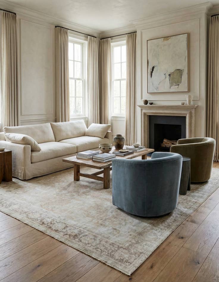 Detail image of 9' 5 x 12' 5  Hand Knotted Ultra Vintage Persian Wool Rug