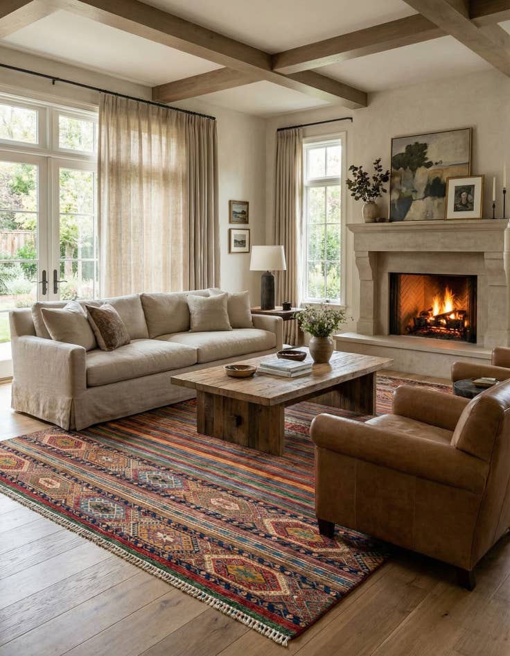 Detail image of  8' 6 x 11' 5  Hand Knotted Ariana Ziegler Oriental Rug