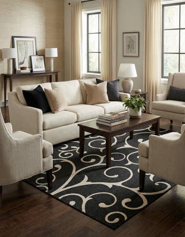 Black Georgia Rug