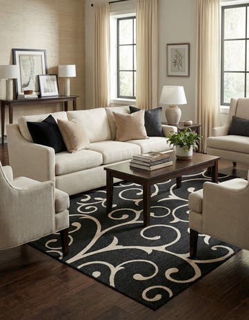 Black Georgia Rug