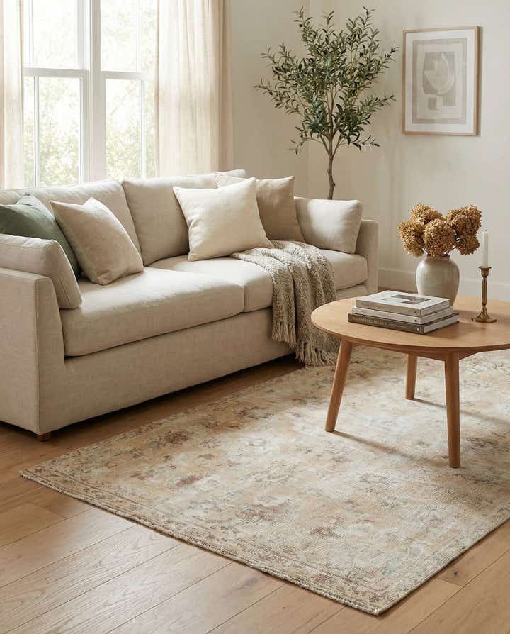 3' 2 x 5' 2 Hand Knotted Ultra Vintage Persian Wool Rug