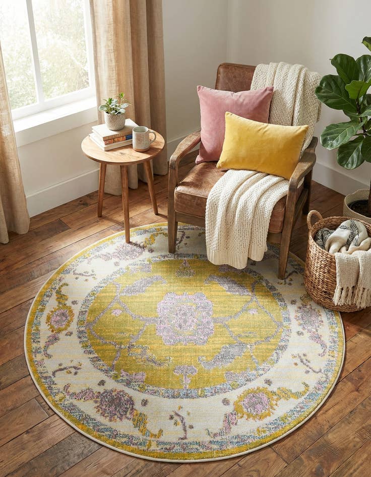 Detail image of 3' 3 x 3' 3 Paragon Round Rug