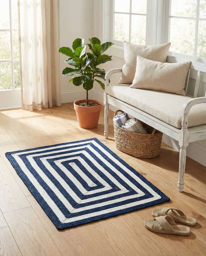 2' 2 x 3' 1 Easy-Clean Eco Verse Washable Indoor / Outdoor Rug