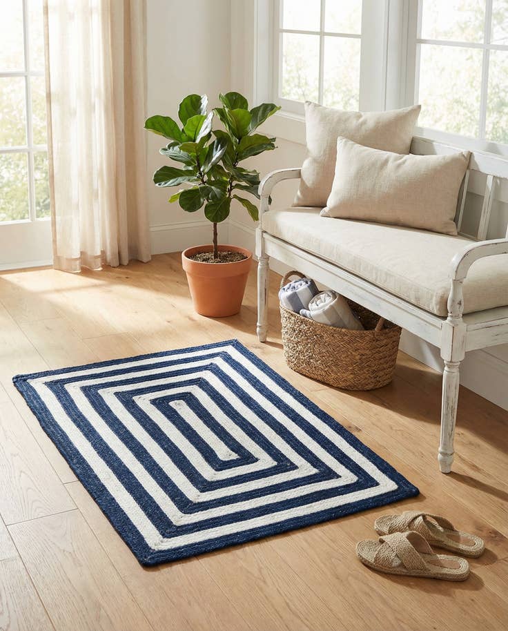 Detail image of 2' 2 x 3' 1 Easy-Clean Eco Verse Washable Indoor / Outdoor Rug