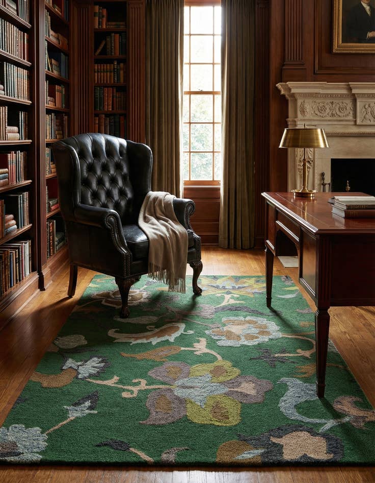 Detail image of 5' 1 x 8' Agra Rug