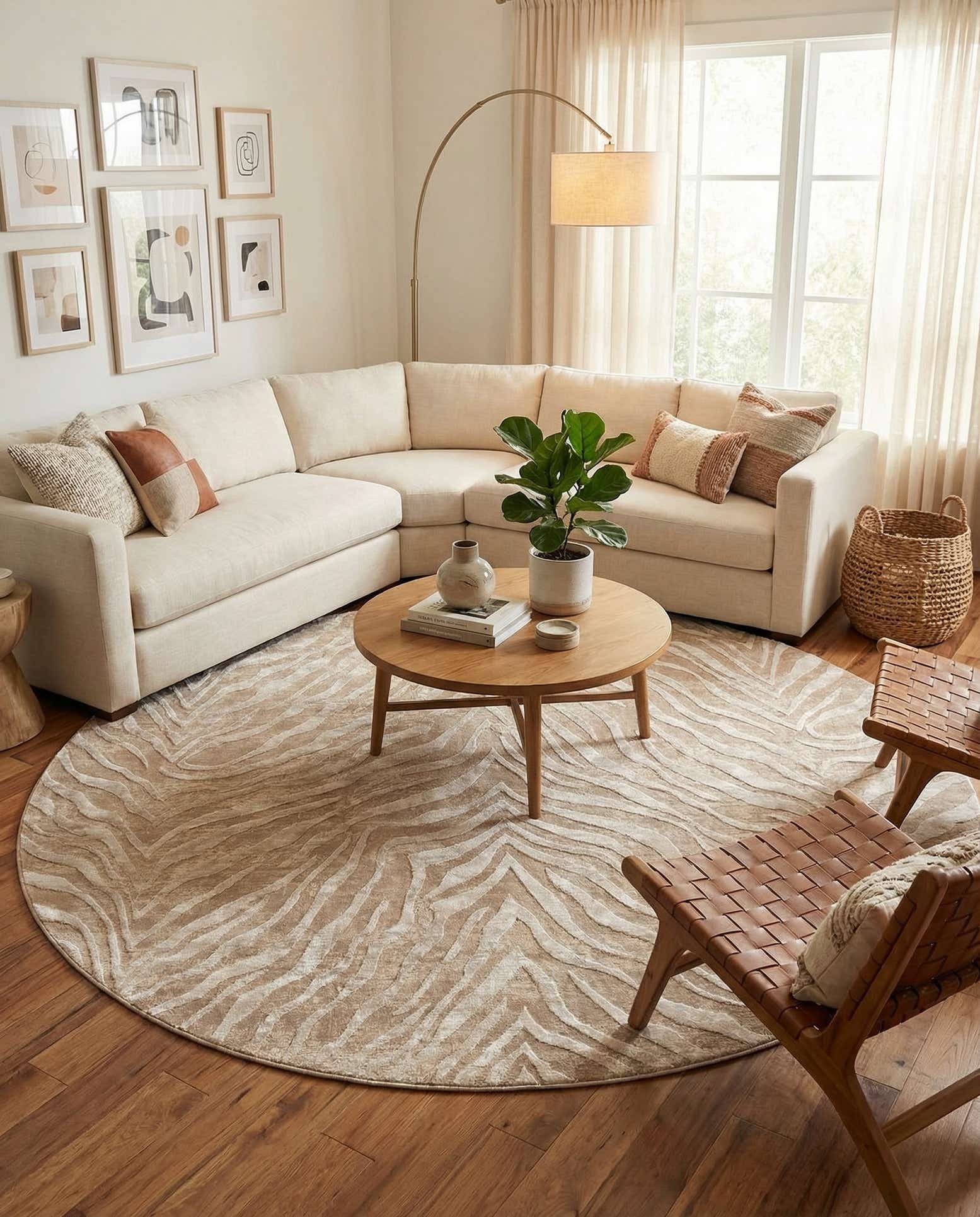 10' x 10' Finsbury Round Rug