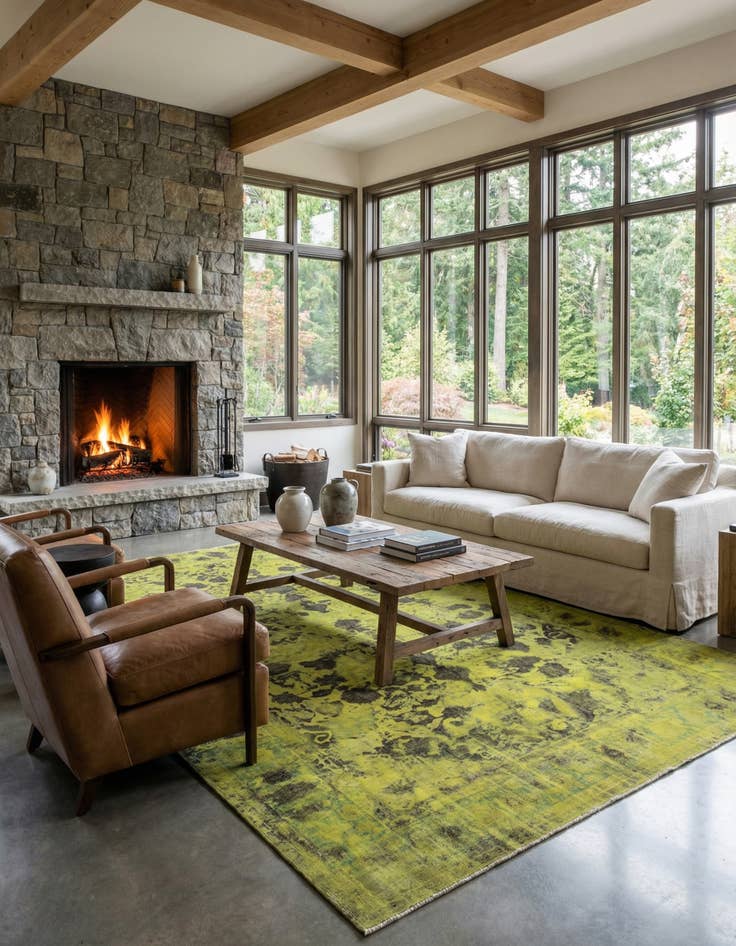 Detail image of 8' 4 x 12' 5 Vintage Royal Wool Rug