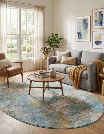 5' 5 x 8' Paragon Oval Rug