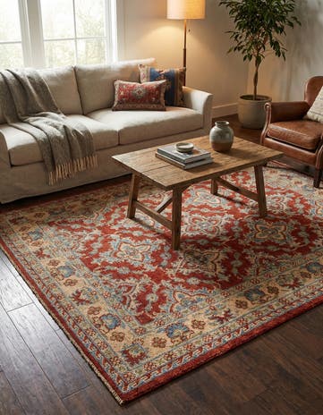 5' 2 x 6' 4 Hand Knotted Kazak Rug