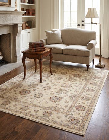 5' x 6' 6 Hand Knotted Ziegler Rug