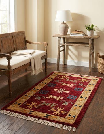 2' 5 x 3' 6 Hand Knotted Ziegler Wool Rug