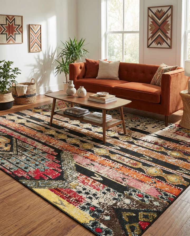 9' x 12' Easy-Clean Casablanca Indoor / Outdoor Rug