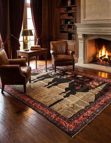 4' 2 x 6' 9 Karabagh Rug