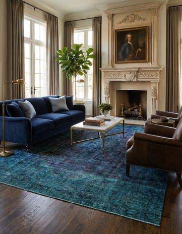 7' 8 x 11' 7 Hand Knotted Ultra Vintage Persian Wool Rug