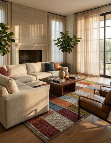8' 2 x 10' 3 Hand Knotted Moroccan Wool Rug