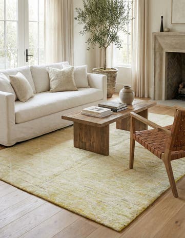 5' 7 x 8' Hand Knotted Moroccan Wool Rug