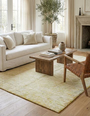 5' 7 x 8' Hand Knotted Moroccan Wool Rug
