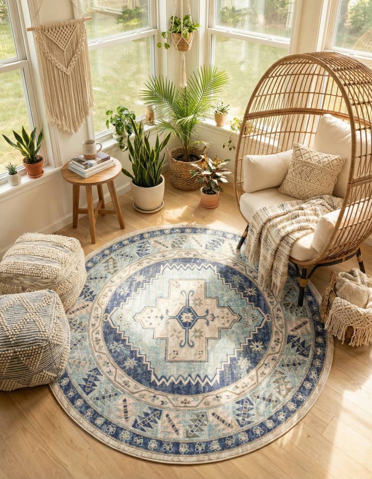 Detail image of  7' x 7' Whitney Round Rug