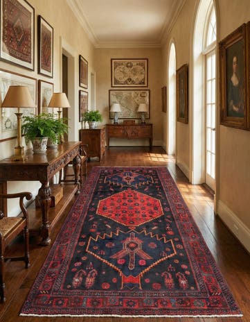 5' 1 x 10' 2 Hamedan Runner Rug