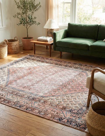 4' 2 x 6' Hand Knotted Ultra Vintage Persian Wool Rug
