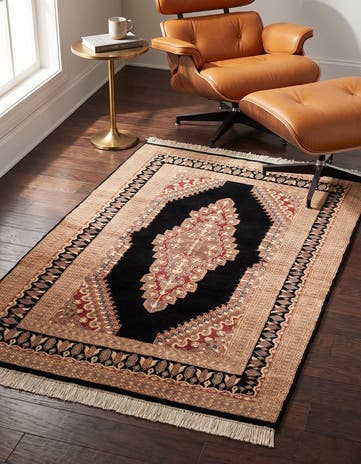 4' 2 x 5' 11 Hand Knotted Bokhara Oriental Rug