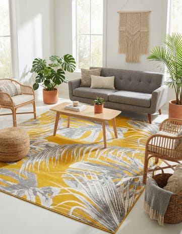 Yellow Blossom Rug