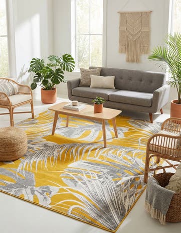 Yellow Blossom Rug