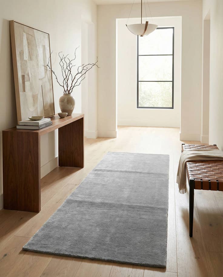 Detail image of 3' 10 x 7' 9 Hand Knotted Tibet Wool Runner Rug