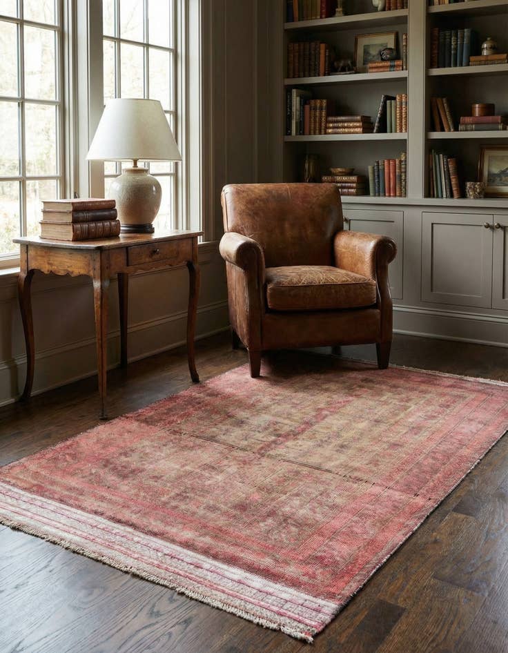 Detail image of 3' x 4' 5  Hand Knotted Ultra Vintage Persian Wool Rug