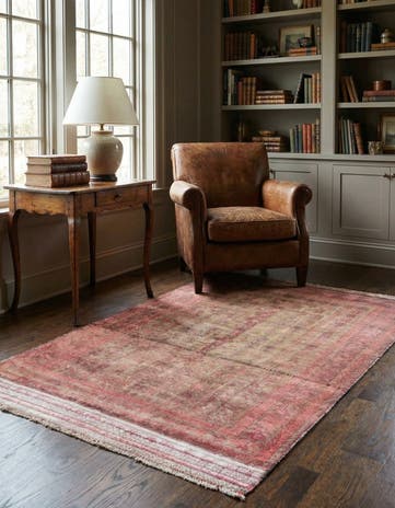 3' x 4' 5 Hand Knotted Ultra Vintage Persian Wool Rug