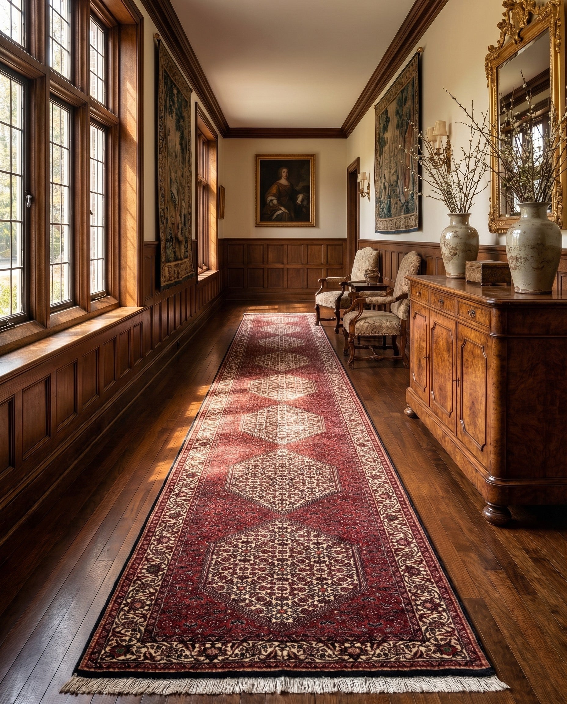 2' 10 x 11' 8 Bidjar Wool Runner Rug