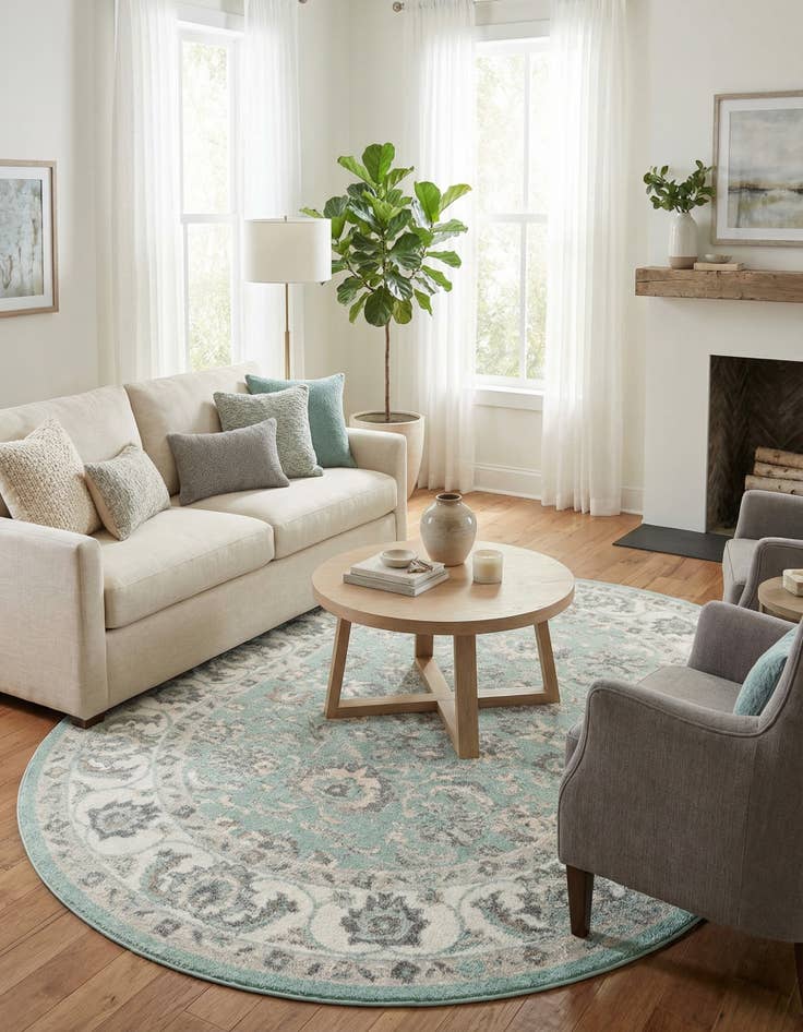 Detail image of 7' 10 x 10' Aurelia Oval Rug