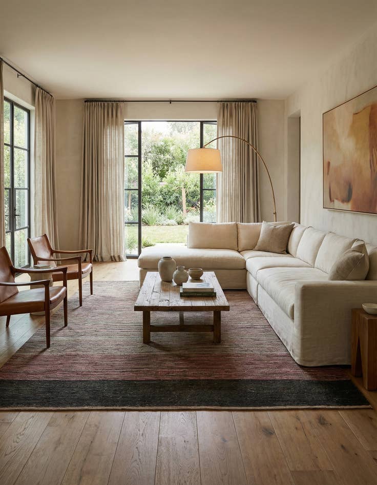 Detail image of 7' 10 x 10' 2  Hand Knotted Darya Wool Rug