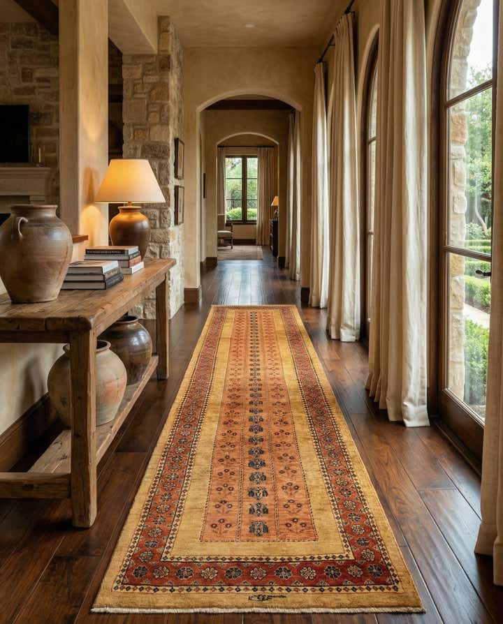 2' 7 x 10' 3 Luribaft Wool Runner Rug