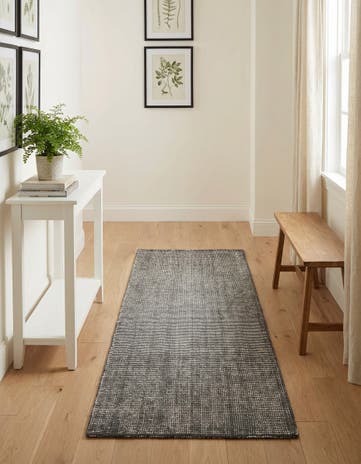 2' x 6' 1 Hand Woven Jill Zarin English Manor Farmhouse Wool Runner Rug