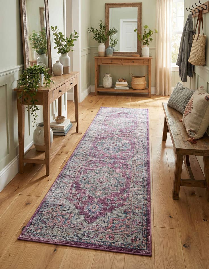 Detail image of 2' 7 x 13'  Washable Mangata Runner Rug