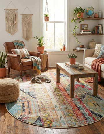 Washable Mesa Oval Rug