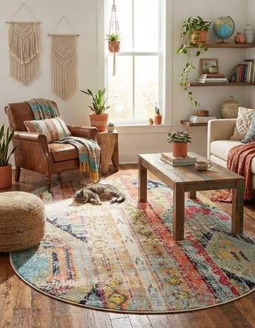 Washable Mesa Oval Rug