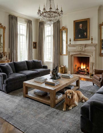 12' x 16' 1 Hand Woven Jill Zarin English Manor Wool Rug